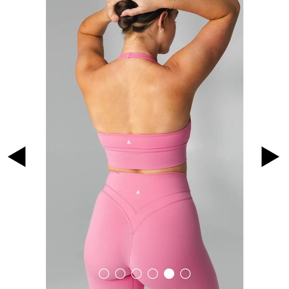 Vitality x Chloe G Halter Top Princess Pink - Picture 2 of 3